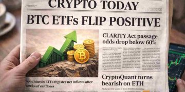 Here’s what happened in crypto today – BTC ETFs, CLARITY Act, & more