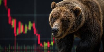 Nasdaq falls below 21,000 for the first time since August. TSLA shares down more than 3%