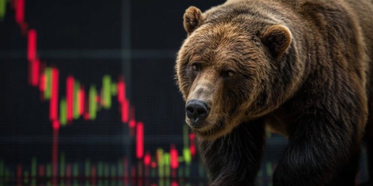 Nasdaq falls below 21,000 for the first time since August. TSLA shares down more than 3%