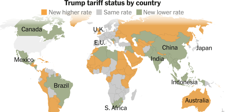 Trump Tariff Tracker: Latest Rates on Countries and Products