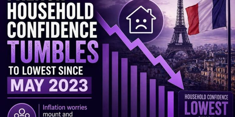 France April consumer confidence 84 vs 88 expected