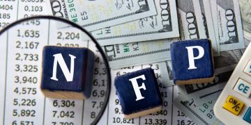 What is the distribution of forecasts for the US NFP?