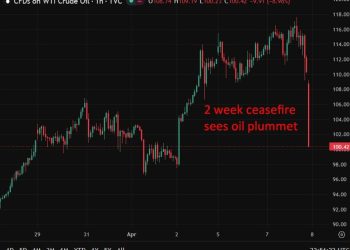 Trump ceasefire announcement still to be agreed to by Iran. Markets rejoicing though.